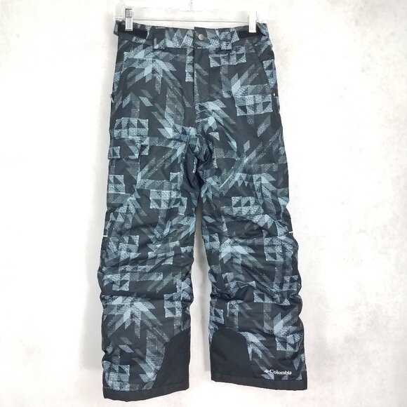Columbia Youth Size M Omni Heat Winter Snow Pants in Gray/Black - Picture 1 of 10